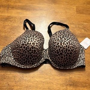 New Auden bra size 42 D leopard print